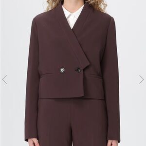 TWINSET double-breasted cropped blazer